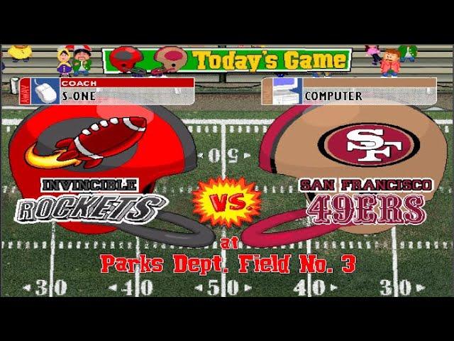Backyard Football (1999) [Season 1] Game 5: Invincible Rockets VS San Francisco 49ers