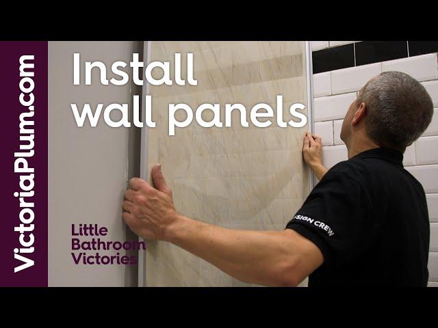 How to fit shower wall panels | Fitting tips from Victoria Plum