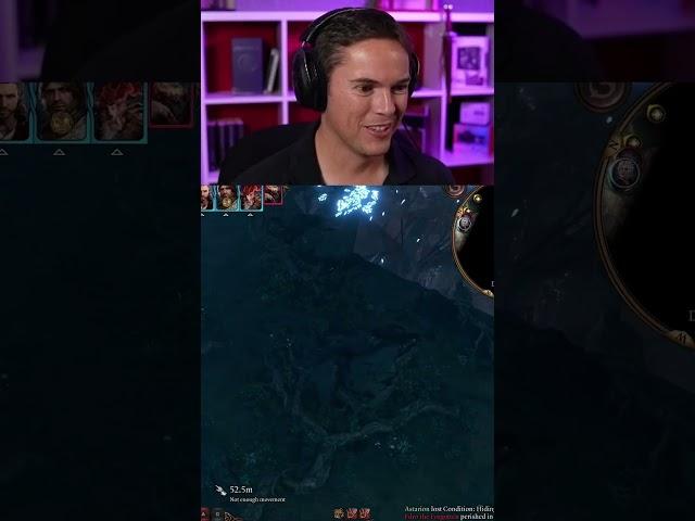 When Knockback Works a Little Too Well #baldursgate3 #baldursgate #shorts