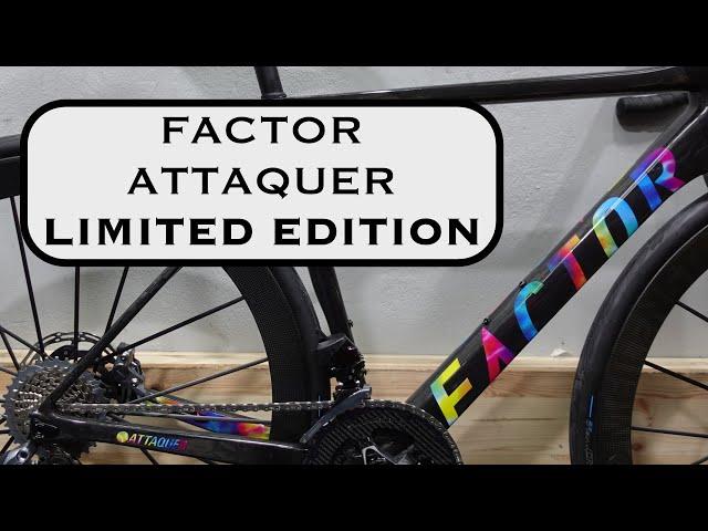 18K Factor Attaquer Limited Edition, Lightweight, Thm ,Ceramicspeed, Sram Etap Axs #factorbike