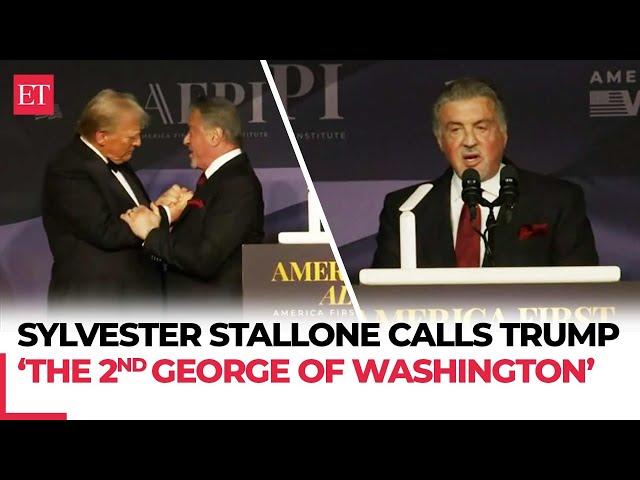 Sylvester Stallone hails Donald Trump, calls him ‘the second George of Washington’ at Mar-a-Lago