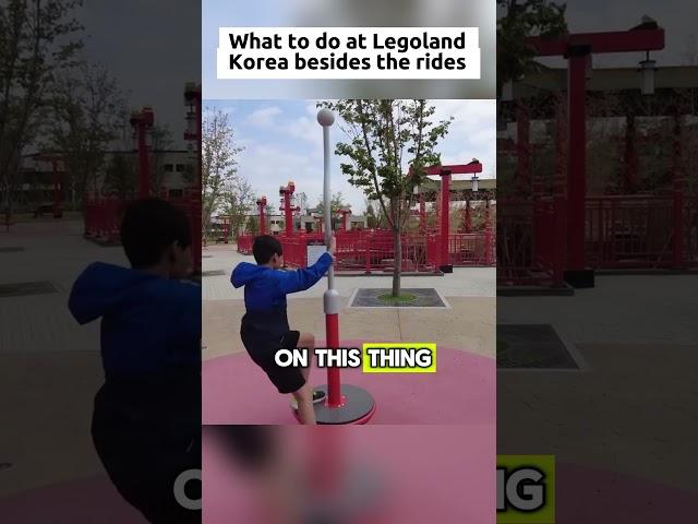 All the things you can do at Legoland Korea besides the rides #koreatrip #koreatravel #legoland