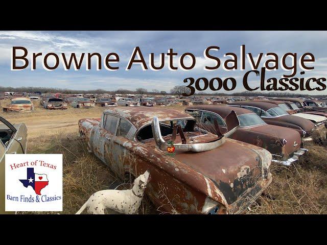 Browne Auto Salvage, 3000+ Classic Cars Trucks 1930's-90's, Barn Finds and Field Finds