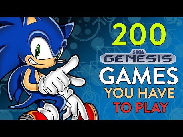 200 SEGA GENESIS / MEGA DRIVE GAMES YOU HAVE TO PLAY (Random Order) VGL