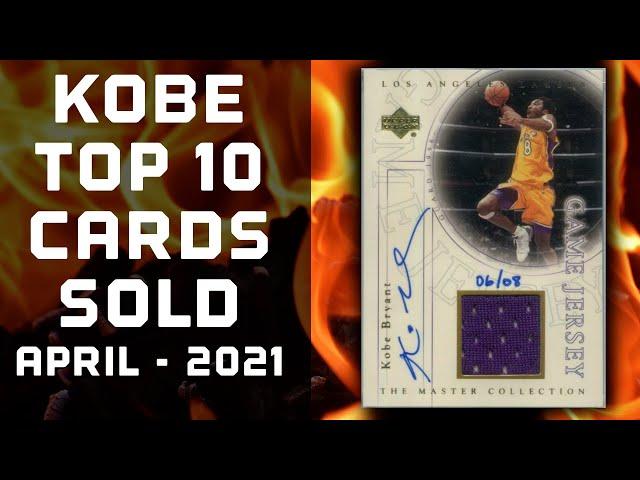 KOBE BRYANT - Top 10 Basketball Cards Sold - April 2021