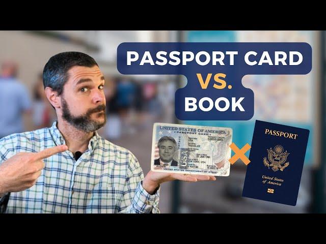 Passport Book vs Passport Card: What's the Real Difference? (2025) #USpassport #passportcard