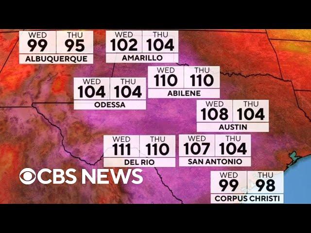 Texas under heat alerts as temperatures rise above 100