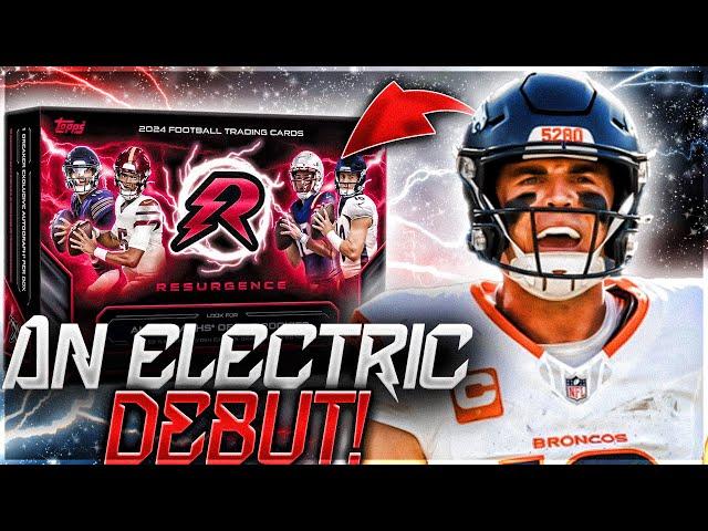 AN ELECTRIC DEBUT!!  | 2024 Topps Resurgence NFL Hobby & Delight Review