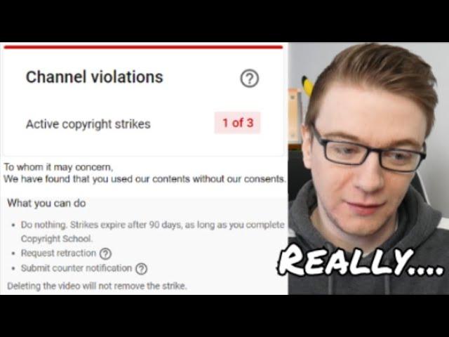 So I Got A Copyright Strike...