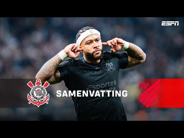 MEMPHIS SCOORT met een FANTASTISCHE VRIJE TRAP! | Samenvatting Corinthians - Athletico Paranaense