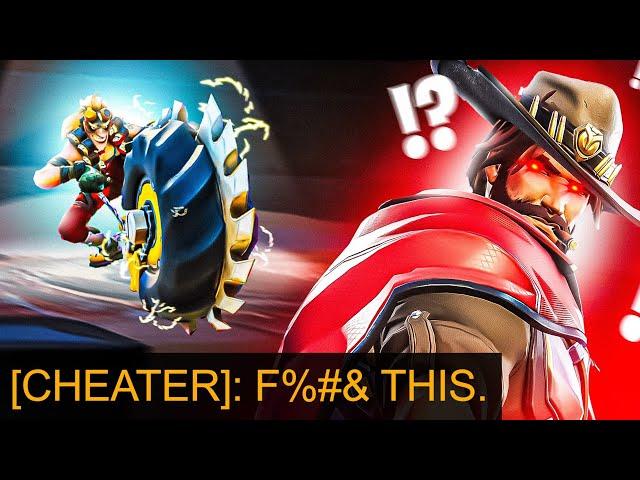 This Cheater Rage Quit After Getting Bullied | Overwatch 2 Spectating Cheaters