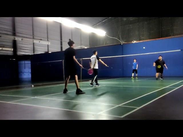 FRIENDLY MATCH NEL/DYLAN VS IAN/DIV BADMINTON [HD 60FPS]