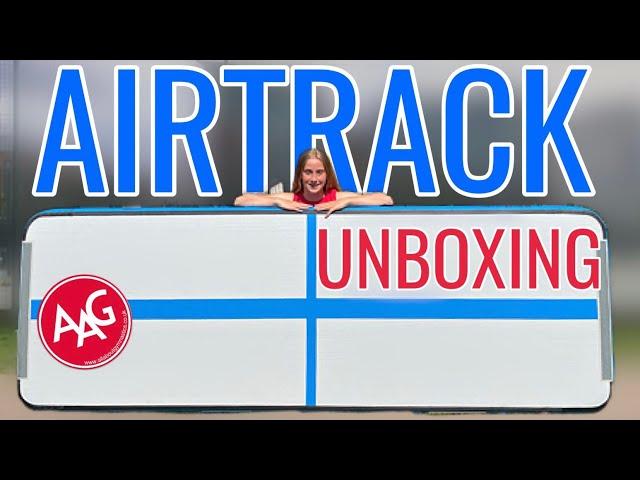 AIRTRACK UNBOXING | AllAboutGymnastics Review! | PolinaTumbles