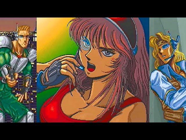 Elevator Action Returns (1997) Edie Burret Playthrough (SEGA Saturn) iPlaySEGA