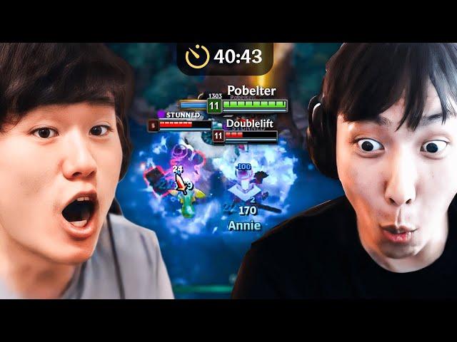 40 MINUTE SOLOQUEUE BANGER VS DOUBLELIFT
