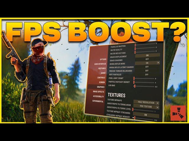 Instantly Boost Your FPS With These New Settings In Rust!