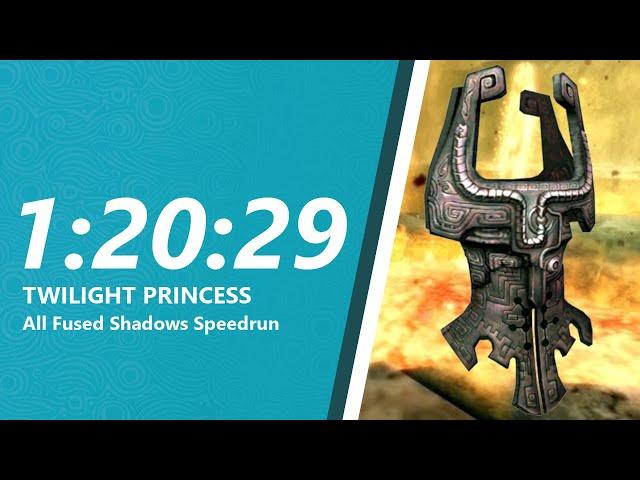 Twilight Princess All Fused Shadows Speedrun in 1:20:29