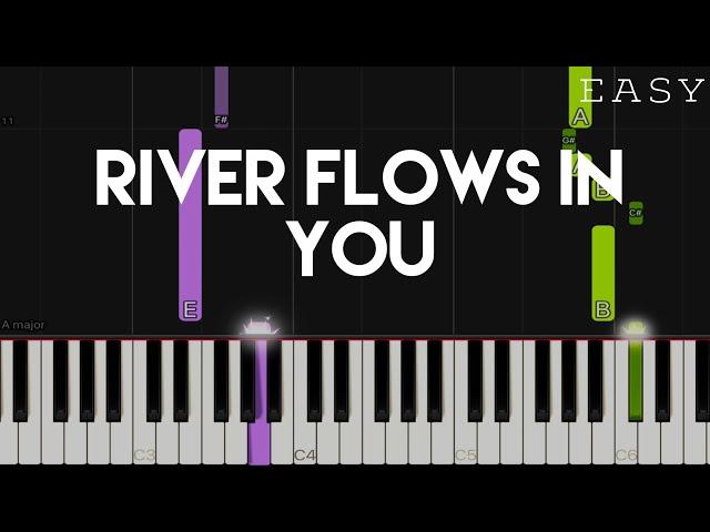 River Flows In You - Yiruma | EASY Piano Tutorial