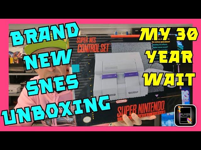 UNBOXING MY BRAND NEW SNES AFTER 30 YEARS