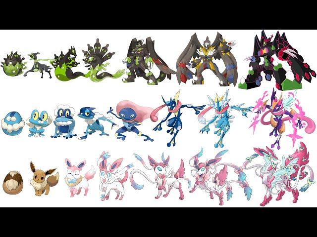 All Gen 6 Kalos Pokémon Mega Evolutions & More Stages | Max S