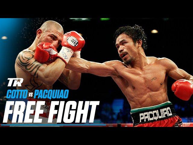 Manny Pacquiao vs Miguel Cotto | ON THIS DAY FREE FIGHT | Pacquiao Wins Welterweight Gold