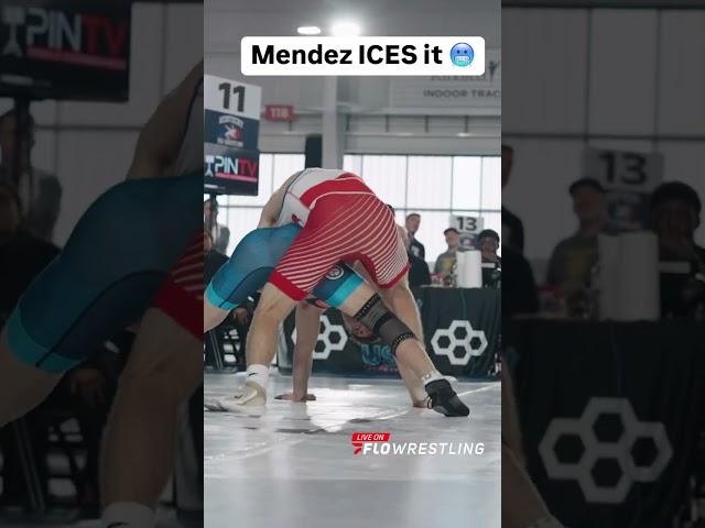Jesse Mendez used this go-behind to beat Marcus Blaze 4-1 in the quarters at the World Team Trials!
