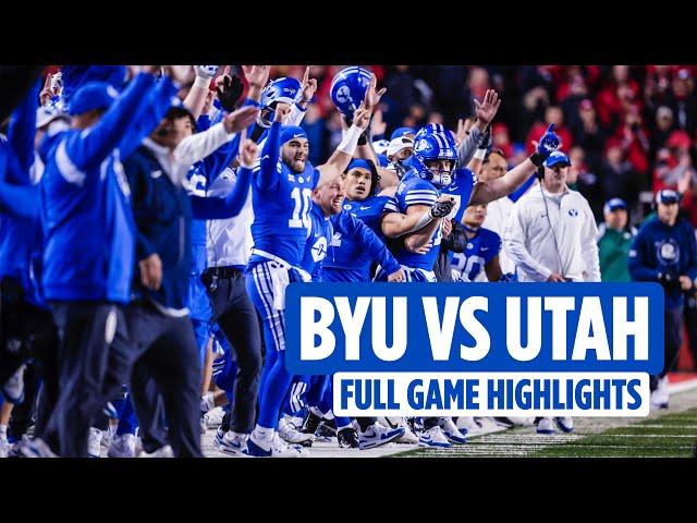 BYU vs Utah | FULL GAME HIGHLIGHTS | November 9, 2024 | BYU Football