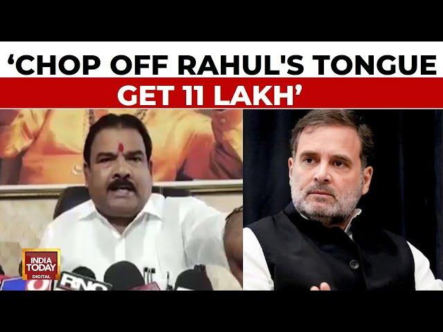 '11 Lakh Bounty For Chopping Rahul Gandhi's Tongue' Sena MLA's Brazen Threat Against Congress Leader