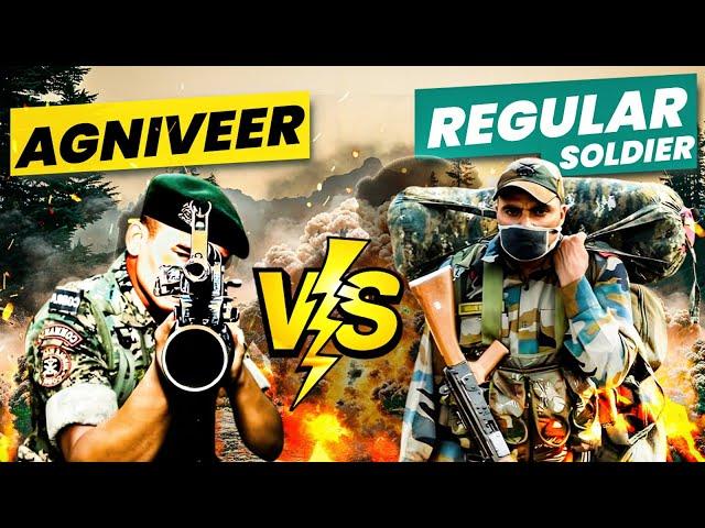 Agniveer Vs Regular Soldier in Indian Army - Difference & Comparing Compensation, Salary & Benefits