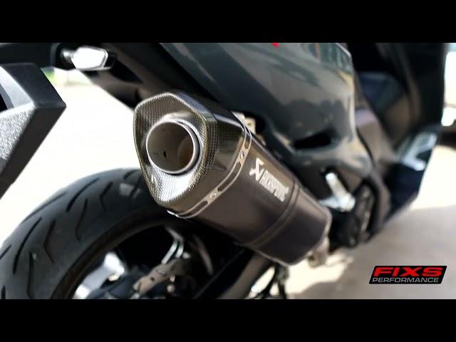 Tmax560 Akrapovic Carbon Sound test