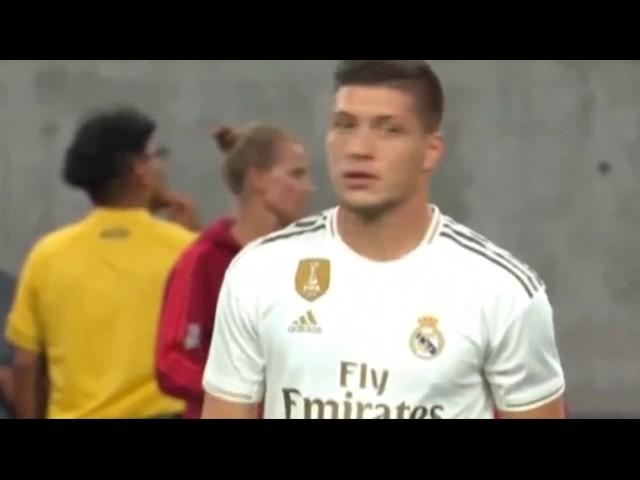 Debut Luka Jovic Real Madrid vs Bayern Munich | Full Skill (21/7/19)