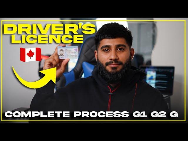 How to Get a Driving Licence in Canada | G1 G2 G | COMPLETE PROCESS |