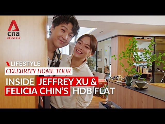 Inside Felicia Chin and Jeffrey Xu’s 4-room HDB flat: A cosy home for this celebrity couple