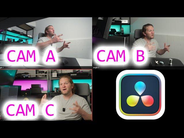 Multicam Masterclass | how to Edit with Multiple camera angles in DaVinci Resolve 18