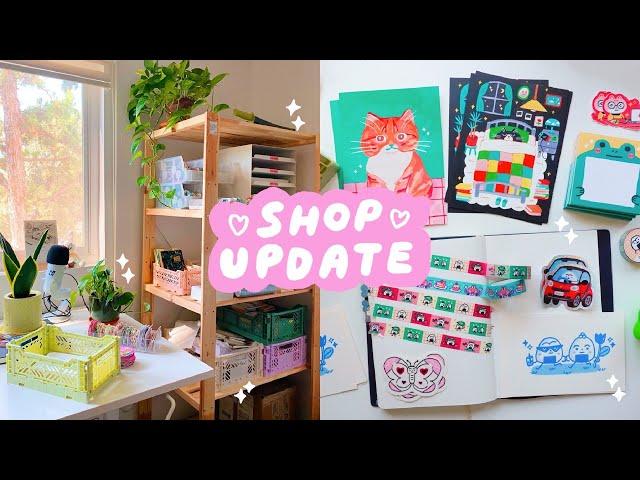 STUDIO VLOG ︎ preparing for a big summer shop update! 