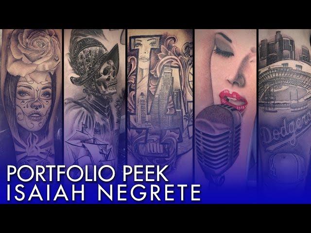 Tattoo Portfolio Peek - Isaiah "Boo Boo" Negrete