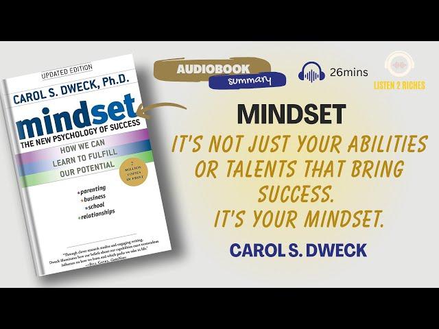 The basis of great accomplishment is actually your "Mindset" | Listen2Riches Book Summary