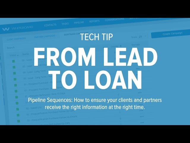 Tech Tip | Pipeline Sequences: Ensure Clients and Partners Receive the Right Information