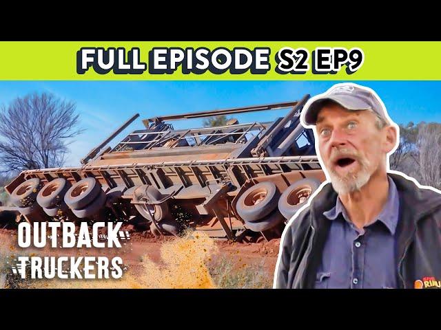 Road Collapses Under Truck's 25 Tonne Load! | Outback Truckers - Season 2 Ep 9 FULL EPISODE