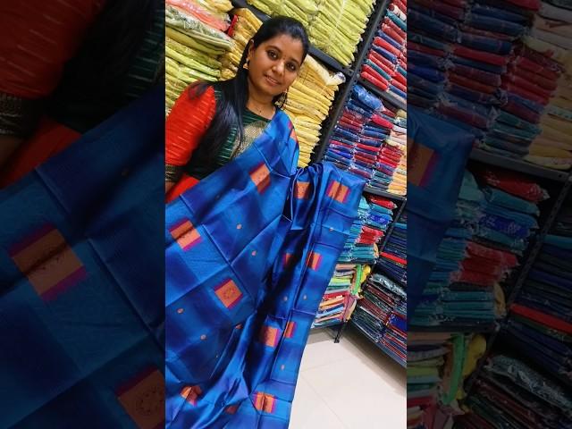 #shorts ️ Kanchipuram Semi Silk Sarees | Hanishka's Sarees | Priya Just Know Fashion #telugu #song