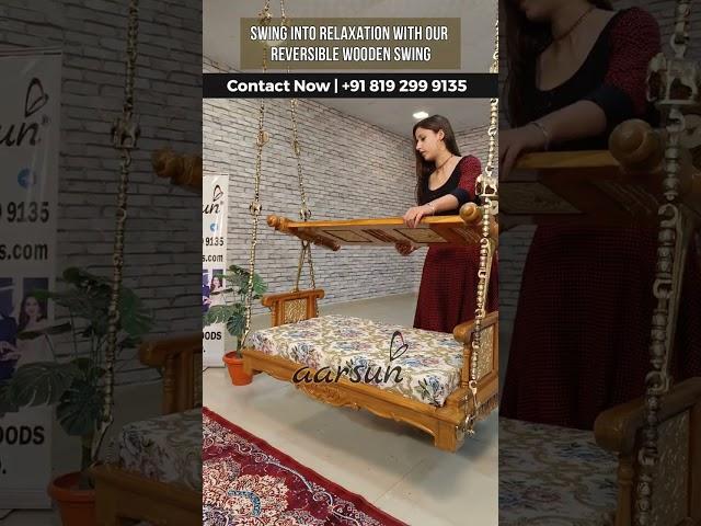 Reverser Swing - The Best Teakwood Swing for Your Outdoor Space | Swing - Jhula - Jhoola - Onjal