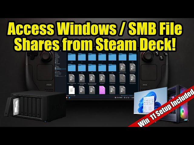 Access Windows / SMB File Shares From Steam Deck - Full Tutorial