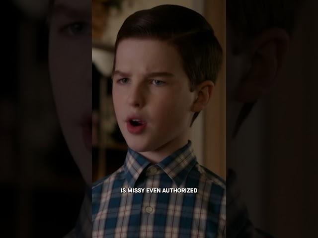 Sheldon is confused by Missy's "Do Not Enter" sign  #YoungSheldon | TBS