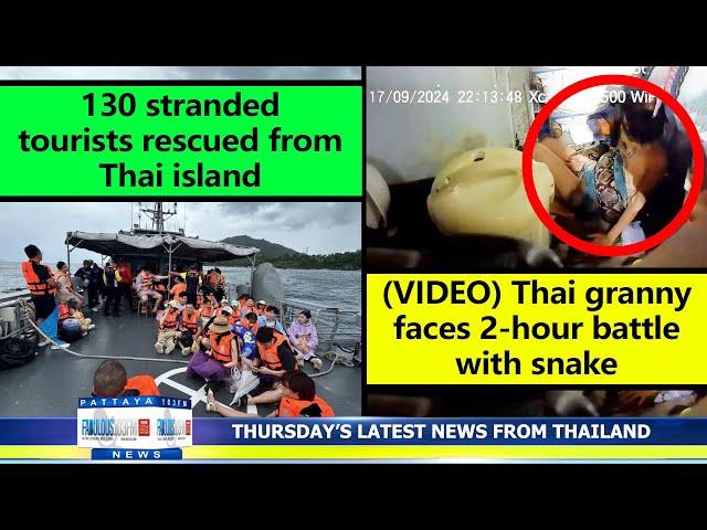 VERY LATEST NEWS FROM THAILAND in English (19 September 2024) from Fabulous 103fm Pattaya