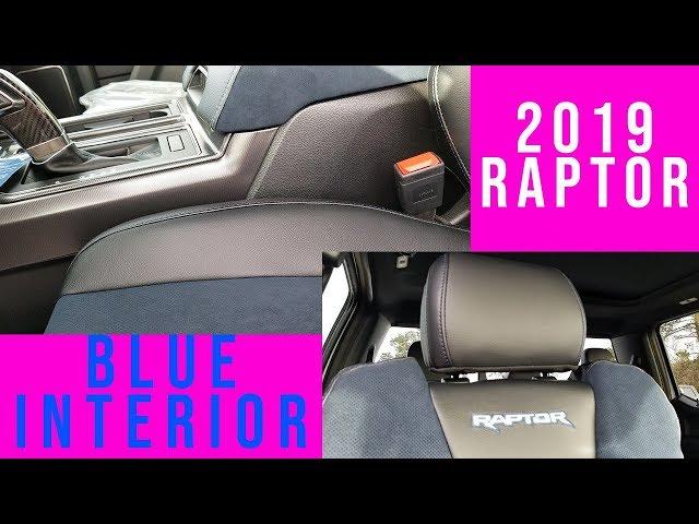 NEW! 2019 RAPTOR- INTERIOR BLUE ACCENT PACKAGE