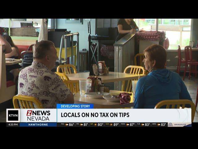Locals react to "No Tax on Tips"