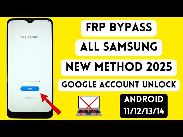 NEW METHOD 2025 - ALL SAMSUNG FRP BYPASS - Android 11/12/13/14 Without Pc | Google Account Remove