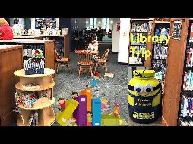 Kids Adventures With Sweetie Fella Aleks visit to the Library Kids section and giant turtle