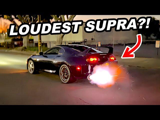 World's LOUDEST Toyota Supra! Best 2 Step, Flyby Hwy Pull & Acceleration Sound