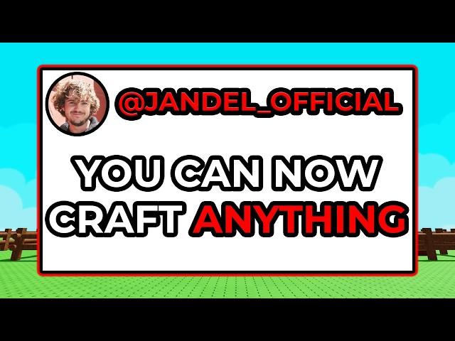 The NEW CRAFTING UPDATE is OFFICIALLY ANNOUNCED! (Grow a Garden)